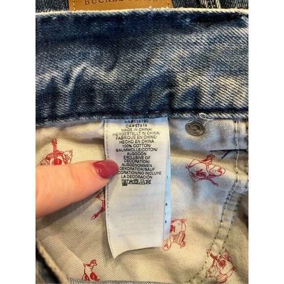 True Religion Mens Stone Washed Straight Leg Jeans sz 31 EUC - Picture 10 of 10